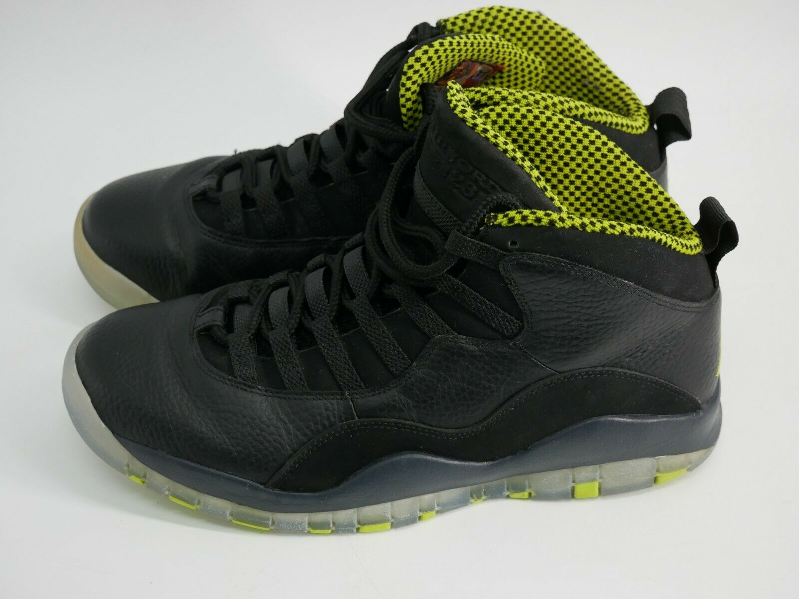 Nike Air Jordan 10 Retro Men's Shoes Black/Green-Grey-Anthracite 310805-033 Sz