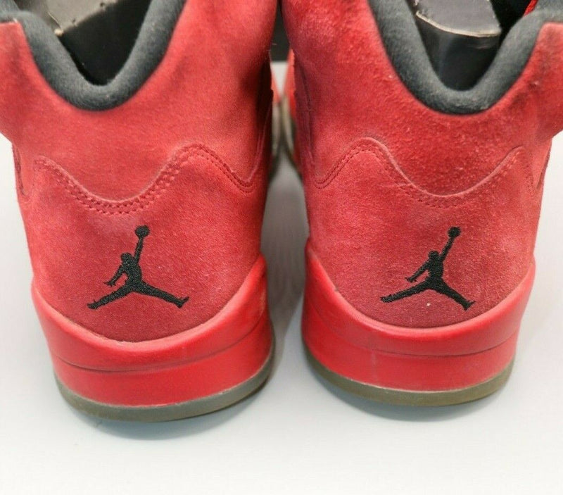 Nike Air Jordan 5 Retro University Red/Black Suede Men's Size 9 136027-602