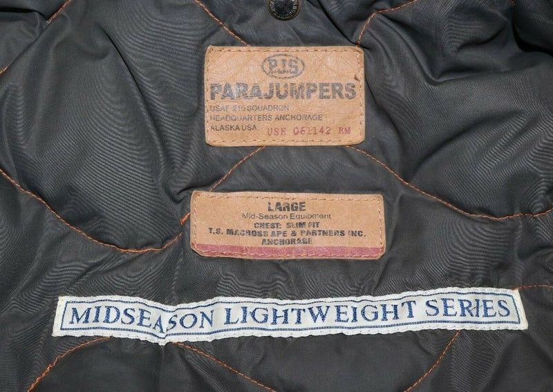 Parajumpers USAF 210 Squadron 061142 RM Mid-Season Equipment Black Large Coat