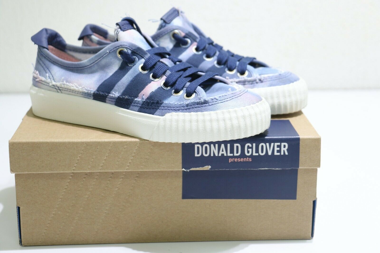 Adidas: Donald Glover x Nizza Premium 'Noble Indigo' Sneakers Sz