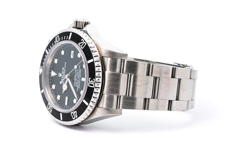 Rolex Sea-Dweller 16600T D Serial 40mm Stainless Steel Black Dial Watch