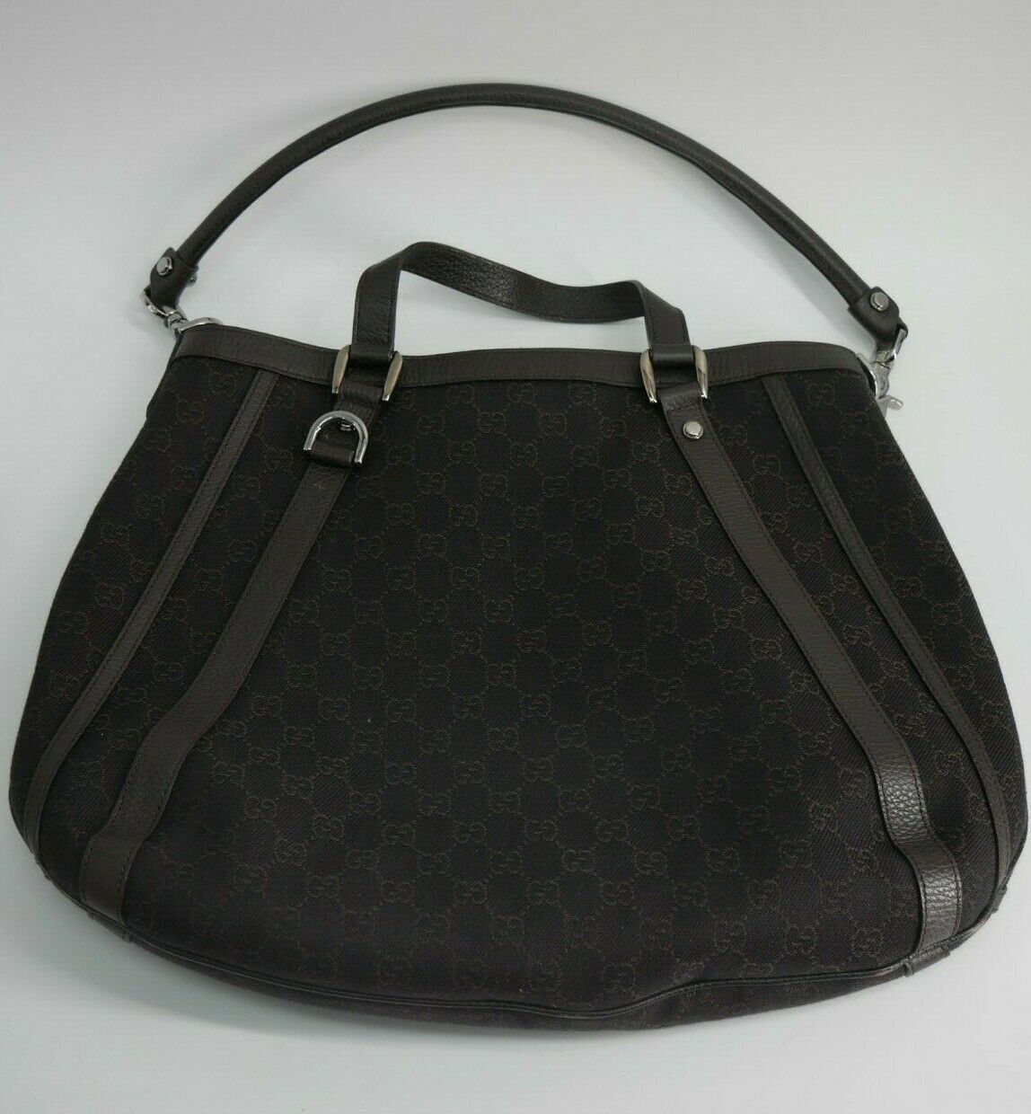 Hobo cloth handbag Gucci Brown in Cloth - 34294547