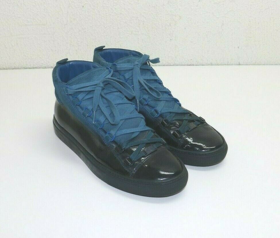 hed Sjældent Sherlock Holmes Balenciaga Arena High Top Patent Leather Suede Blue Degraded EU 42 US – GEM  Pawnbrokers