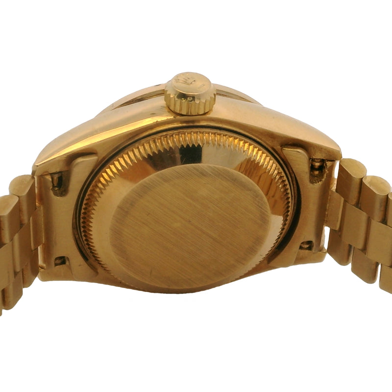 Rolex 69178 26mm Yellow Gold Datejust President Anniversary Dial Watch