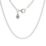 Pandora Classic Solid 925 Sterling Silver 23.5" Cable Chain Necklace