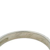 Antique 1929 18kt White Gold Intricate Floral Milgrain Wedding Band Size 6.25