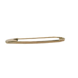 Vintage Solid 10kt Yellow Gold Large Safety 2.2" Diaper Pin