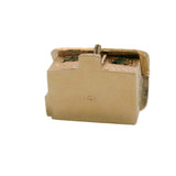 Vintage Solid 14kt Yellow Gold Opening House with Furniture Inside Charm