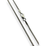 Zen Diamonds Flower Diamond & Gemstone 14kt White Gold 17" Necklace Pendant