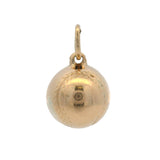 Vintage Solid 14kt Yellow Gold Baseball Ball Sports Dangle Charm