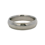 2023 Solid 900 Platinum Double Milgrain Sides 6mm 16g Wedding Band Ring Size 12