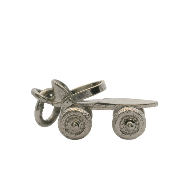 Vintage 925 Sterling Silver Roller skate Rollerblading Charm