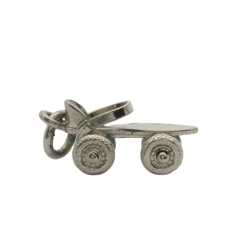 Vintage 925 Sterling Silver Roller skate Rollerblading Charm