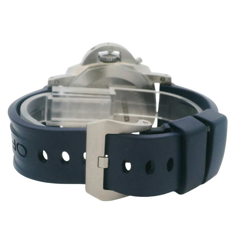 Panerai Luminor Marina PAM03313 2022 Blue Dial Steel Watch 44mm Box & Papers