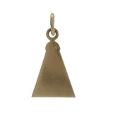 Vintage Solid 14kt Yellow Gold LA Dodgers Sports Baseball Charm