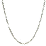 Pandora Solid 925 Sterling Silver 2mm Classic Cable Chain 23.5" Necklace