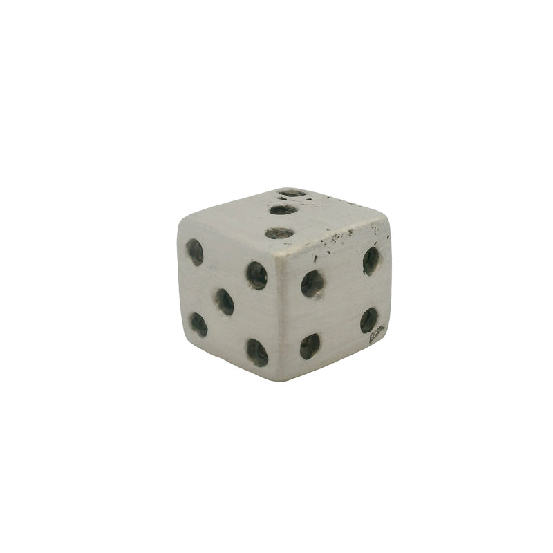 Solid 925 Sterling Silver 6-Sided 20mm Wide Dice