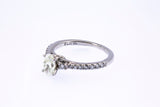 Kay Ever Us Collection Diamond 5/8 CT TW 14K 585 White Gold Engagement Ring Sz 5