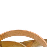 Vintage Cartier Solid 18kt Tri-Tone Gold Trinity Small Model Rolling Ring Size 4