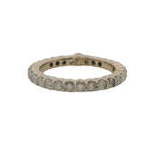 14kt White Gold and 1.12ctw Diamond 2.5mm Eternity Band Ring Size 5.25
