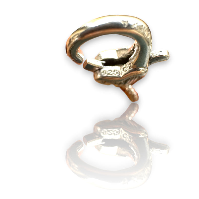 Judith Ripka 925 Sterling Silver and CZ Cubic Zirconia Heart Station Chain Necklace