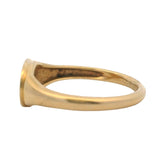 Mejuri Solid 14kt Yellow Gold Letter D Engraved Small Pinky Signet Ring Size 2