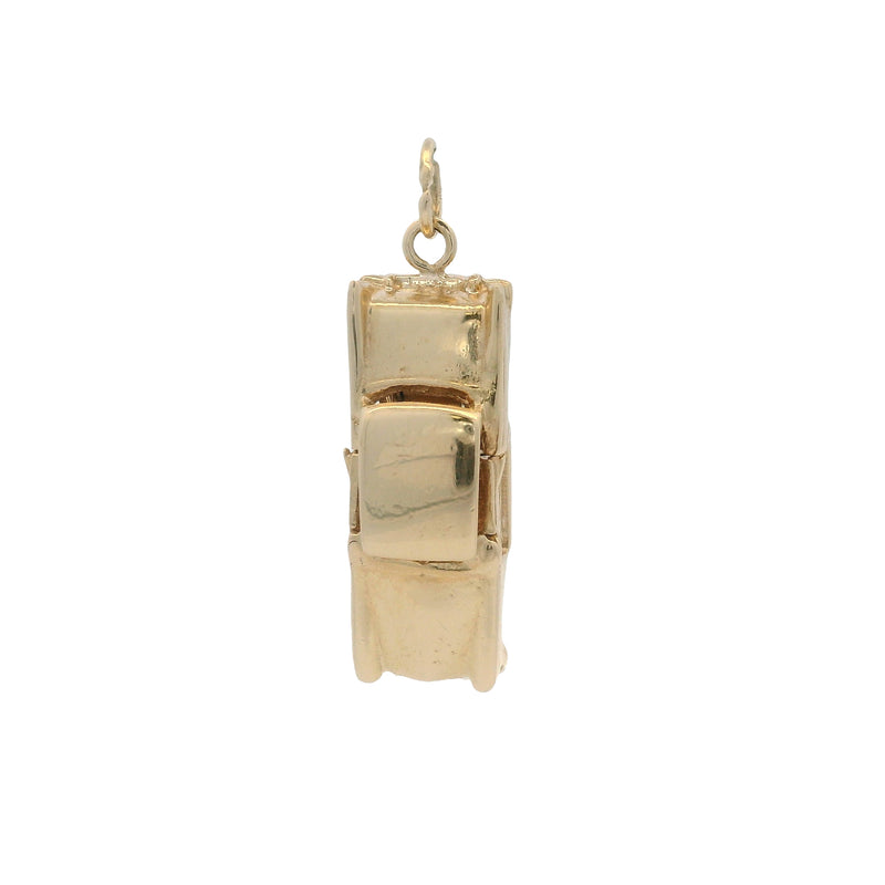 Vintage Solid 14kt Yellow Gold Cadillac Series 62 Car Vehicle Charm
