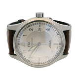 IWC IW325505 Mark XV Spitfire 38mm Silver Dial Brown Leather Strap Steel Watch