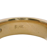 Blue Nile 7mm 14kt Yellow Gold 0.60ctw Princess Cut Diamond Channel Set Band Ring