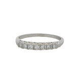 Vintage 1968 Solid Platinum and Diamond 0.35ctw Wedding Band Ring Size 7.25