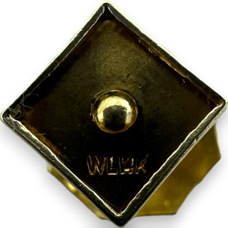 Vintage 1930-50s Walter Lampl rotating "STOP GO" Umbrella Policeman Traffic Charm Pendant