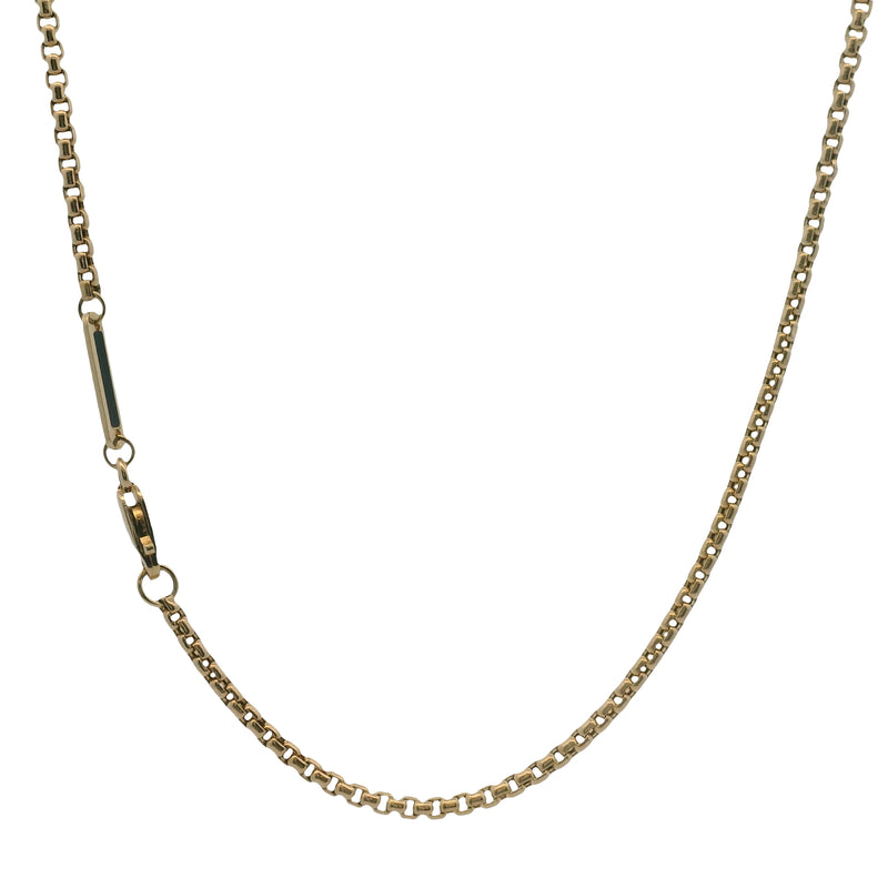 Mejuri Solid 14kt Yellow Gold 22" 2mm Round Box Chain Necklace