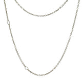 Pandora 925 Sterling Silver and CZ Loving Hearts Open Heart Pendant Necklace 18"
