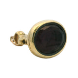 Antique Victorian Solid 10kt Yellow Gold and Amethyst Stag Wax Seal Fob Charm