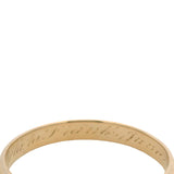 Vintage 1942 Solid 14kt Yellow Gold Classic Stackable Wedding Band Ring Size 8