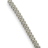 Miami Cuban Link Chain Iced Hip Hop 925 Silver Necklace Moissanite 18" 10mm Cert