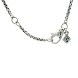 David Yurman 925 Sterling and 18kt Yellow Gold Belmont Curb Link Necklace 17"