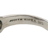 Judith Ripka Vintage 925 Sterling Silver CZ Large Cluster Cocktail Ring Size 6