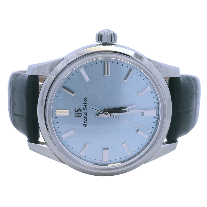 Grand Seiko Elegance SBGW283 37mm Steel Leather Watch B&P