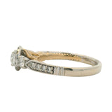Enchanted Disney Jasmine 1ctw Two Tone 14kt Gold Diamond Engagement Ring Sz 7.5
