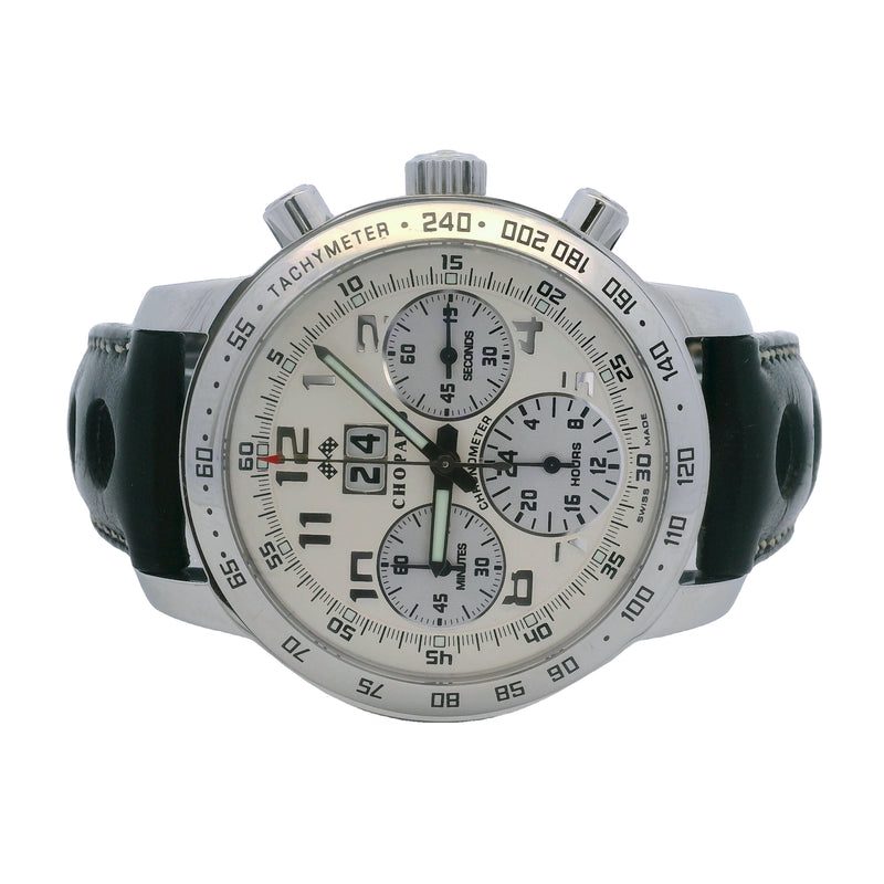 Chopard Mille Miglia Jacky Ickx Edition 8934 42mm Stainless Steel White Dial Watch