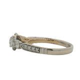 Enchanted Disney Jasmine 1ctw Two Tone 14kt Gold Diamond Engagement Ring Sz 7.5