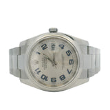 Rolex Datejust 116200 36mm Silver Arabic Dial Stainless Steel Watch