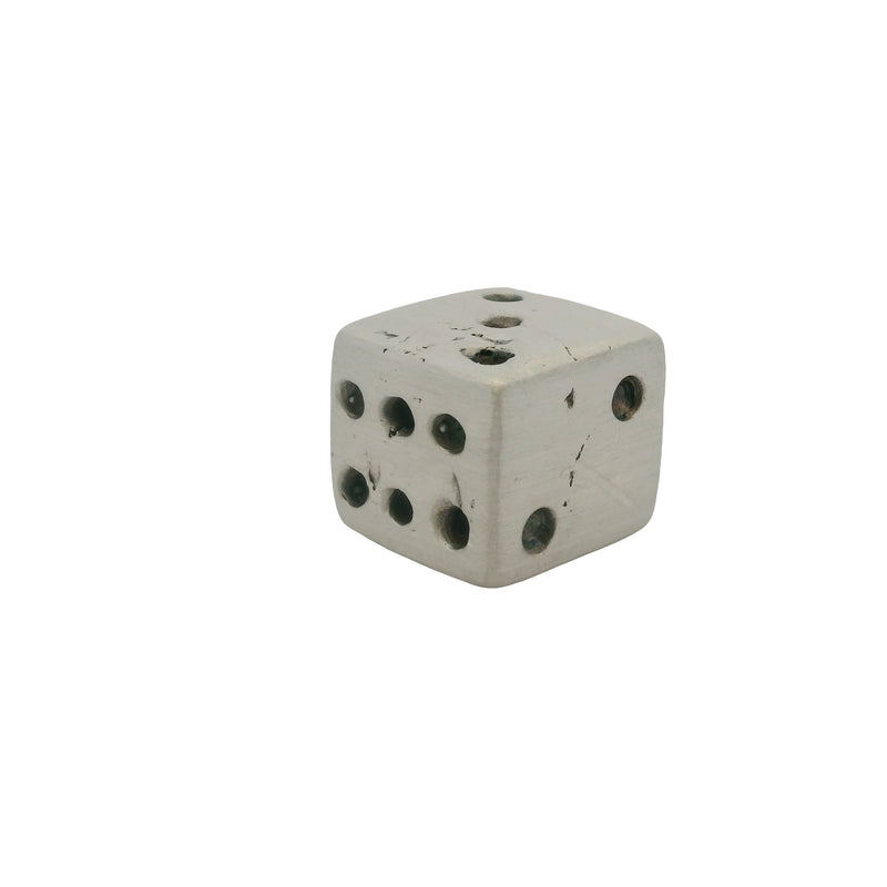 Solid 925 Sterling Silver 6-Sided 20mm Wide Dice