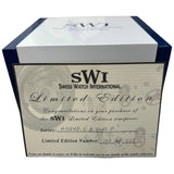 Swiss Watch International SWI A9240 42mm Black Dial Watch Ltd 182/500 Winder B&P