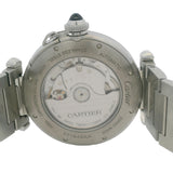 Cartier Pasha 4266 41mm Silver Dial Stainless Steel & Leather Watch Box & Papers