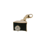 Vintage Solid 14kt Yellow Gold Working Cowbell on Belt Western Charm