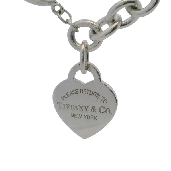 Vintage Tiffany & Co Please Return To Tiffany New York 17.5" Thick Chain Toggle Necklace