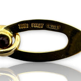 Roberto Coin Solid 18kt Yellow Gold "Chic and Shine" 37" Oval Station Necklace Made in Italy