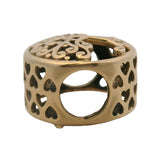 Pandora Rare Retired 14kt Yellow Gold Family Roots Tree Spacer Slider Charm
